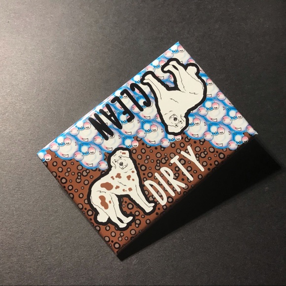 Great Pyrenees Dishwasher Magnet Handmade Dog Gift - Picture 3 of 6